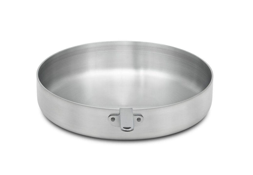 Vollrath TriVent 7.5 Qt Aluminum Sauté Pan with Lid - Professional Grade Cookware for Restaurant & Home Kitchen - Perfect for Searing, Frying & Simmering