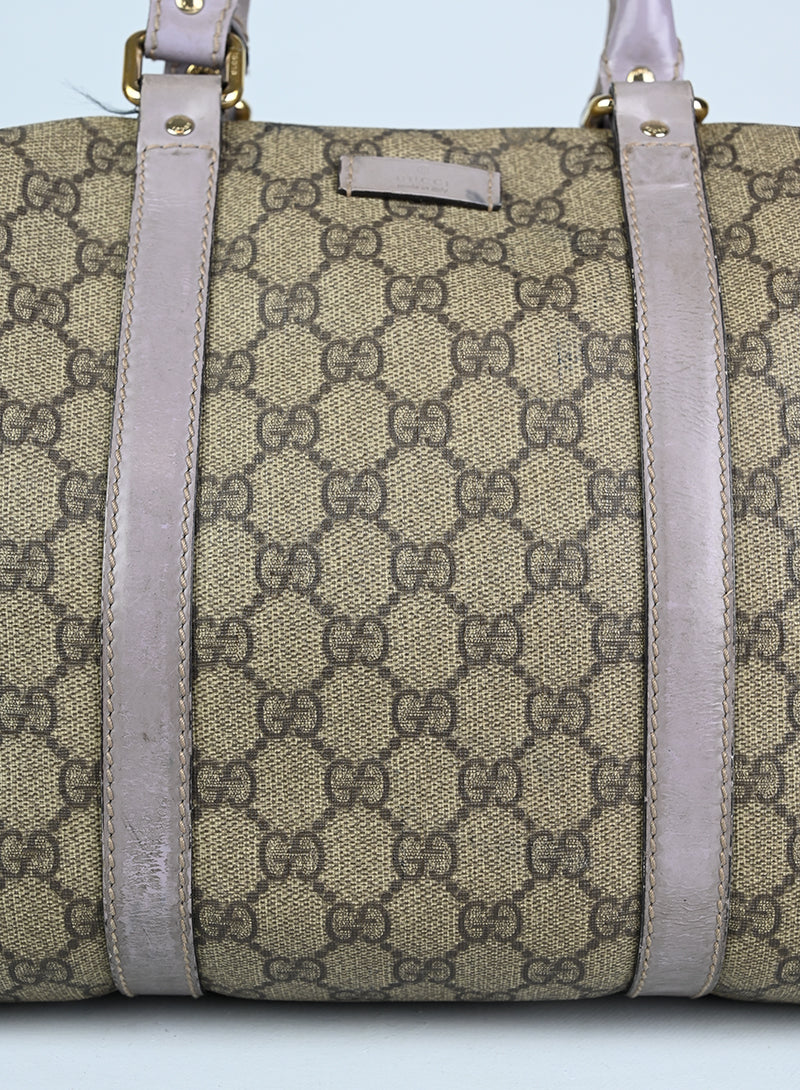 Gucci GG Monogram Bauletto Shoulder Bag in Beige - Luxury Crossbody Purse for Women, Perfect for Work, Travel & Evening Events