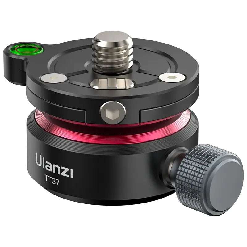 Ulanzi TT37 Mini Leveling Base for Tripod Head T065GBB1 - Compact Tripod Leveling Base for DSLR Camera, Video Shooting & Photography - Perfect for Travel, Vlogging & Outdoor Adventures