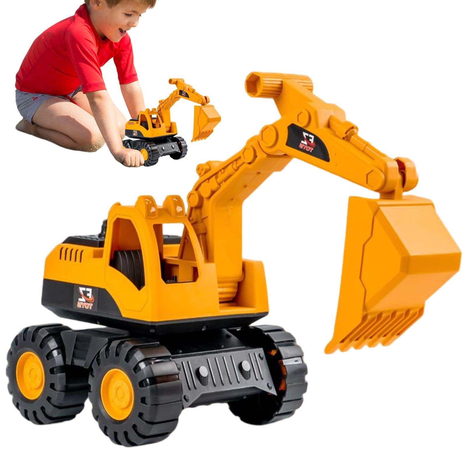 Best Construction Car Toys for Kids - Digger Toys, Engineering Vehicles Set with Wheel Loader, Dump Truck & Excavator | STEM Learning Toys for 3+ Year Old Boys | Perfect for Sandbox Play, Birthday Gifts & Pretend Play