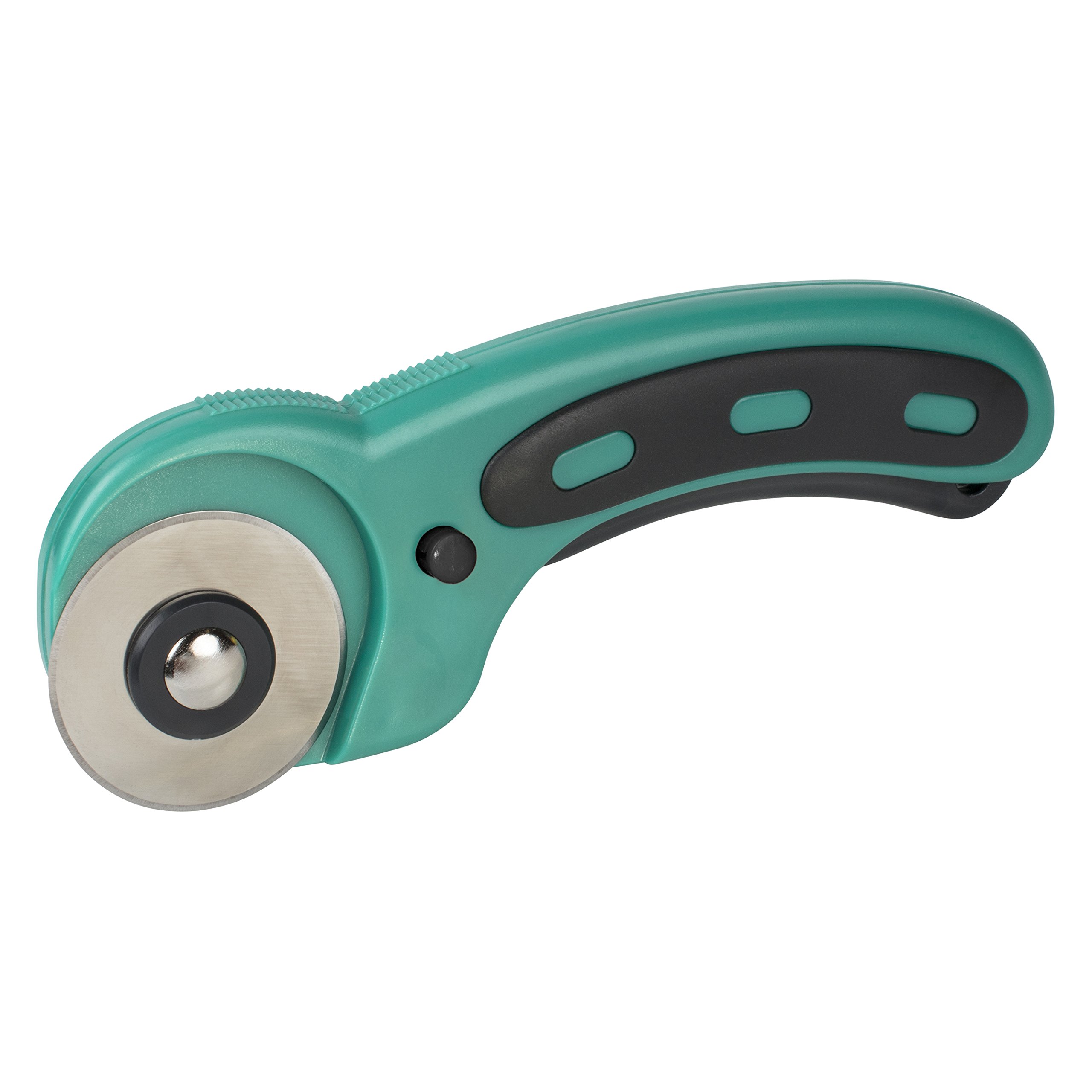 Wolfcraft 4152000 Rolling Knife - Precision Rotary Cutter for Fabric, Leather, Paper - Ideal for Sewing, Quilting, Crafting & DIY Projects