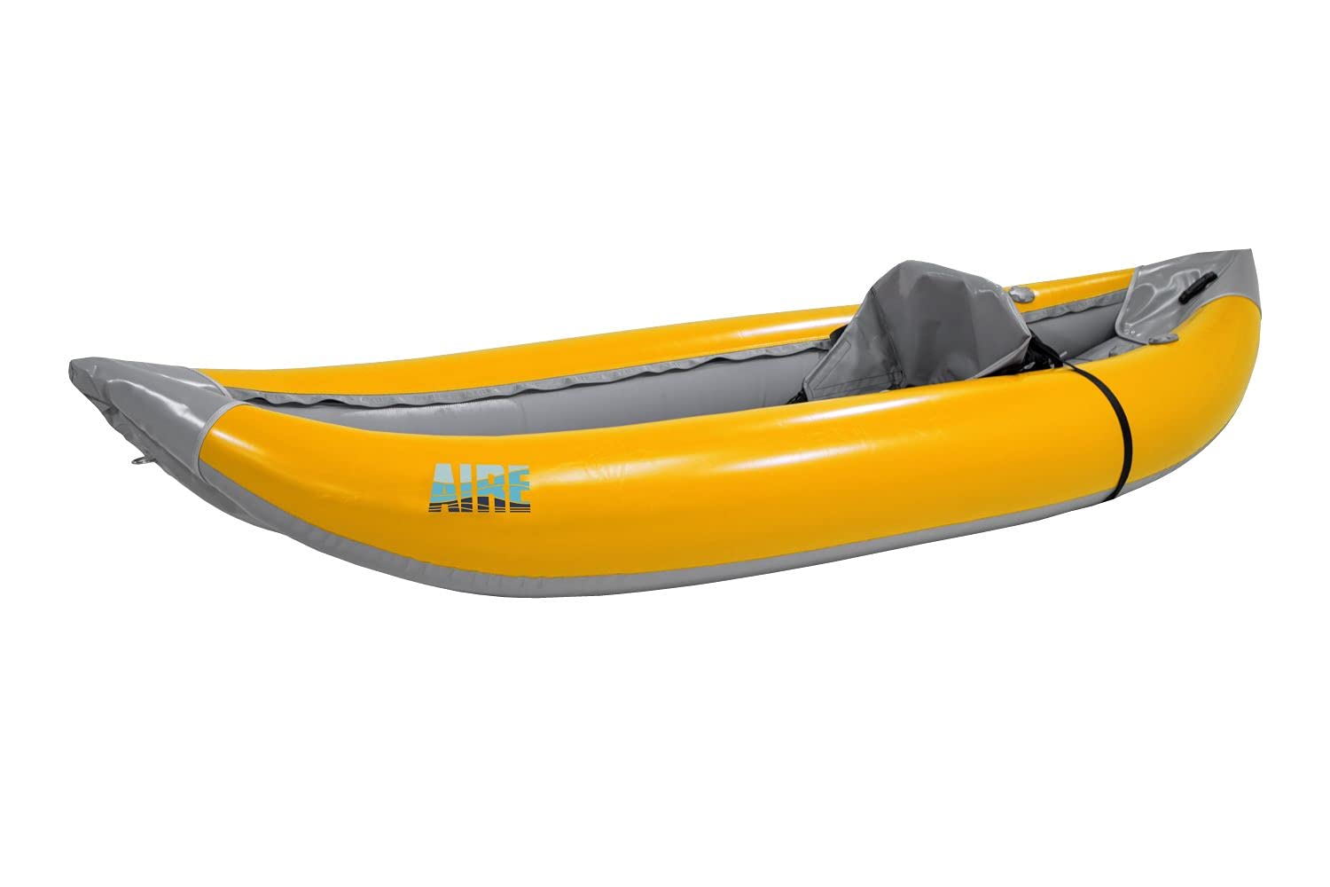 Aire Outfitter 1 Person Kayak - Lightweight Inflatable Kayak for Adults - Yellow - Perfect for Lakes, Rivers & Recreational Paddling