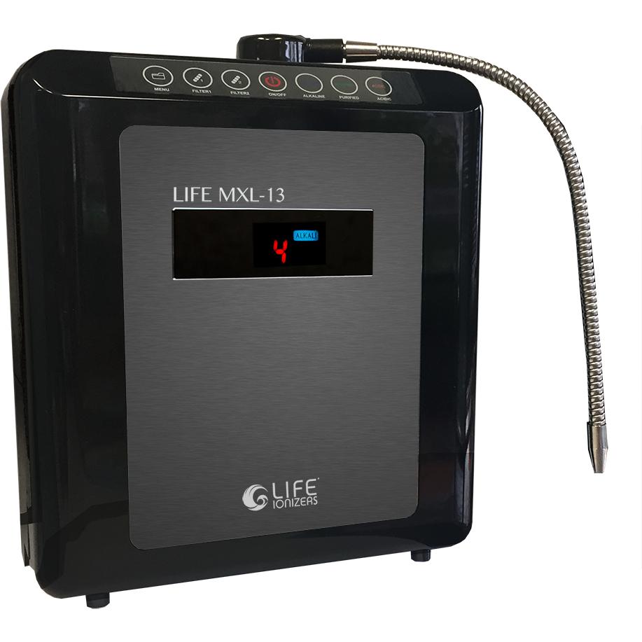Life Ionizer Next Generation MXL 13 Water Ionizer Machine - Alkaline Water Filter for Home & Office - Improve Hydration & Wellness for Drinking, Cooking & Detox