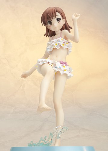 Kotobukiya Mikoto Misaka Beach Side - A Certain Scientific Railgun Anime Figure Statue - Perfect for Anime Collectors & Display in Home, Office, or Gaming Room