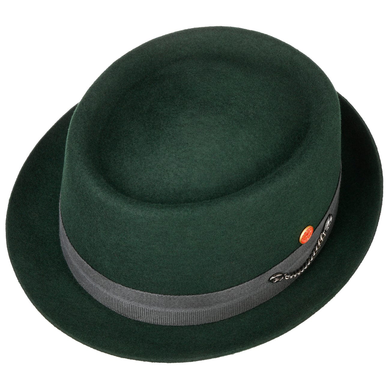 Mayser Gareth Soft Pork Pie Wool Hat for Men - Stylish Winter Fedora for Casual Outfits & Outdoor Events