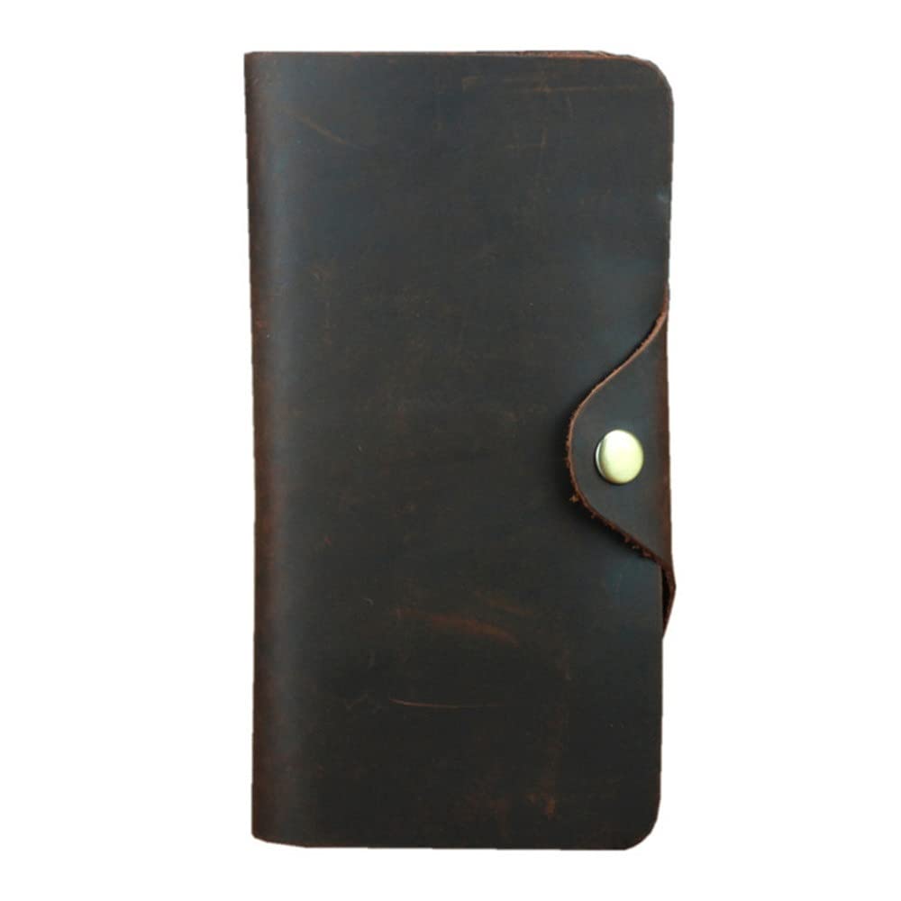 One Piece Vintage Men's Slim Bifold Wallet with Multiple Card Slots - Compact Short Wallet (10 x 18cm) - Perfect for Everyday Carry, Travel & Minimalist Lifestyle (Color A)