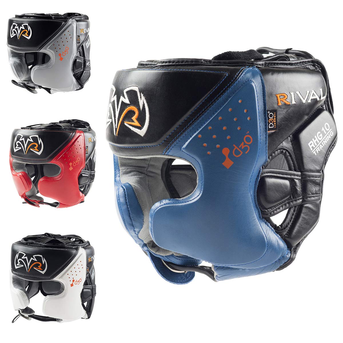 RIVAL RHG10 Intelli-Shock Boxing Headgear - Premium Training Head Protection for Sparring & Competition - Ideal for Boxing, MMA, and Martial Arts Training