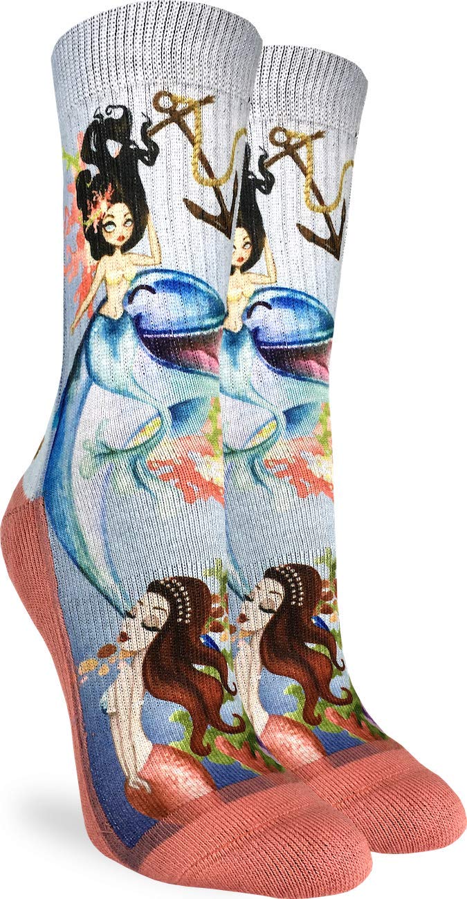 Good Luck Sock Women's Animal Print Crew Socks - Fun & Comfortable Casual Wear for Adults - Perfect for Gifts, Work, and Everyday Fashion