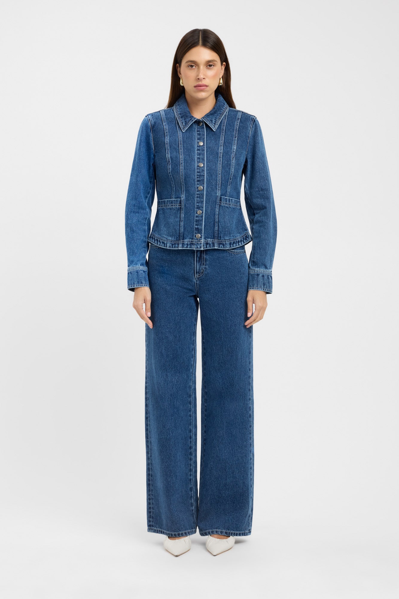 Kai Straight Leg Jeans for Women - High Waist Denim Pants - Comfortable & Stretchy Skinny Fit - Perfect for Casual Wear, Office & Date Night