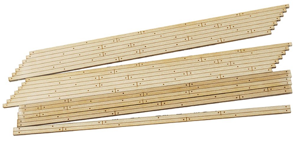 HO Scale Laser Cut Wood Grade Crossing - Right Angled (2 Pack) for Model Train Layouts & Railroad Scenery