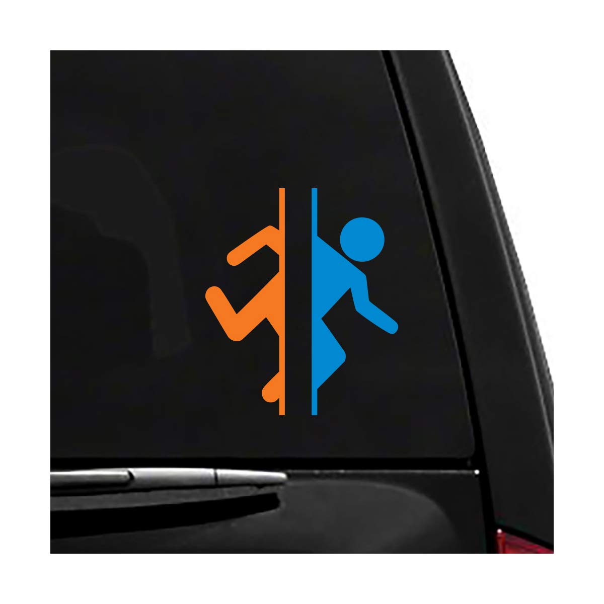Portal Video Game Vinyl Vehicle Sticker - Waterproof Decal for Cars, Laptops & Gaming Accessories - Perfect for Gamers and Fans