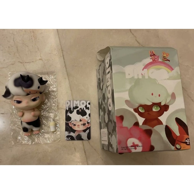 DIMOO Milk Cow Limited Edition Collectible Figure - Cute Anime Character for Display, Gift & Home Decor