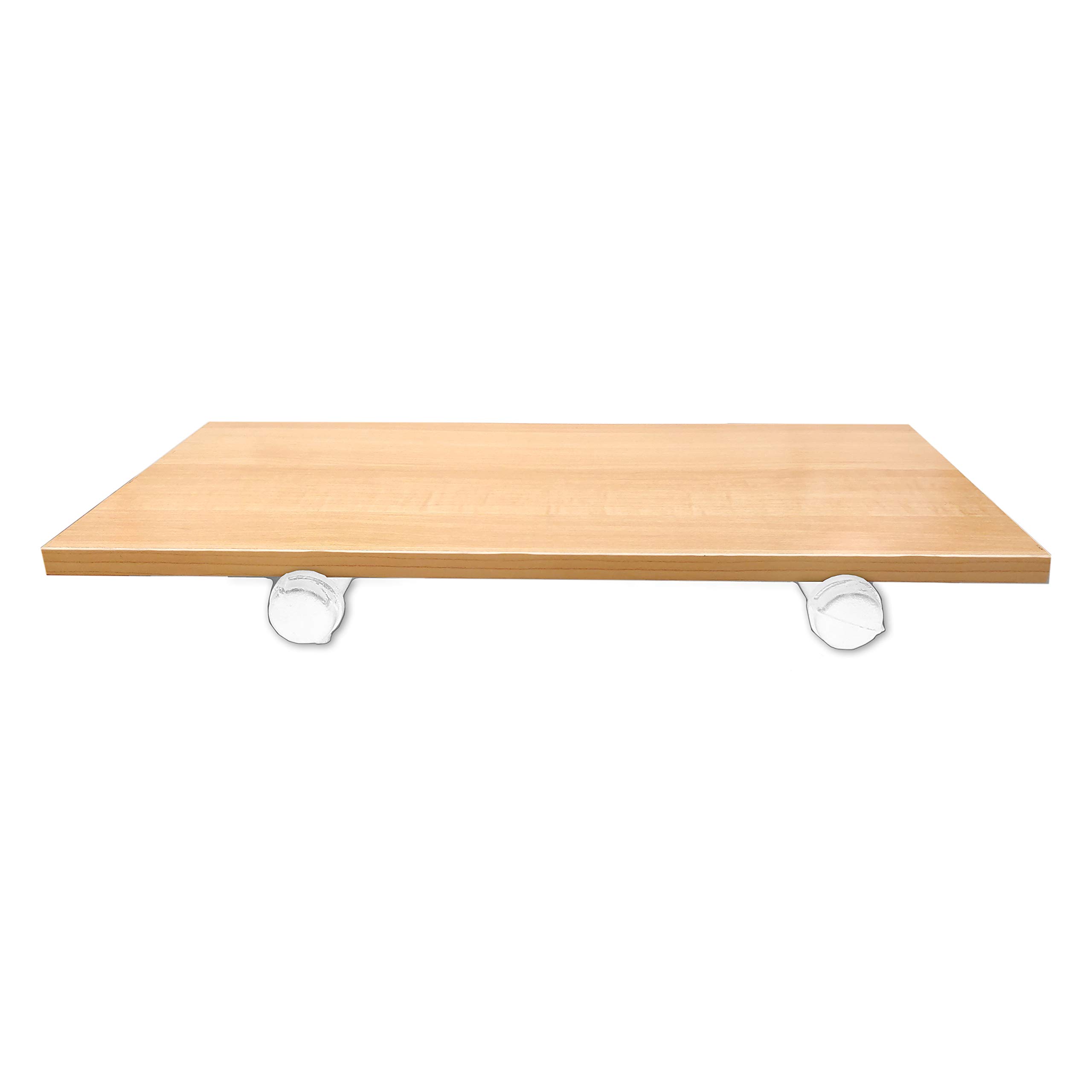 10 Inch Heavy Duty Wall Mount Pipe Shelf Brackets - 1.25