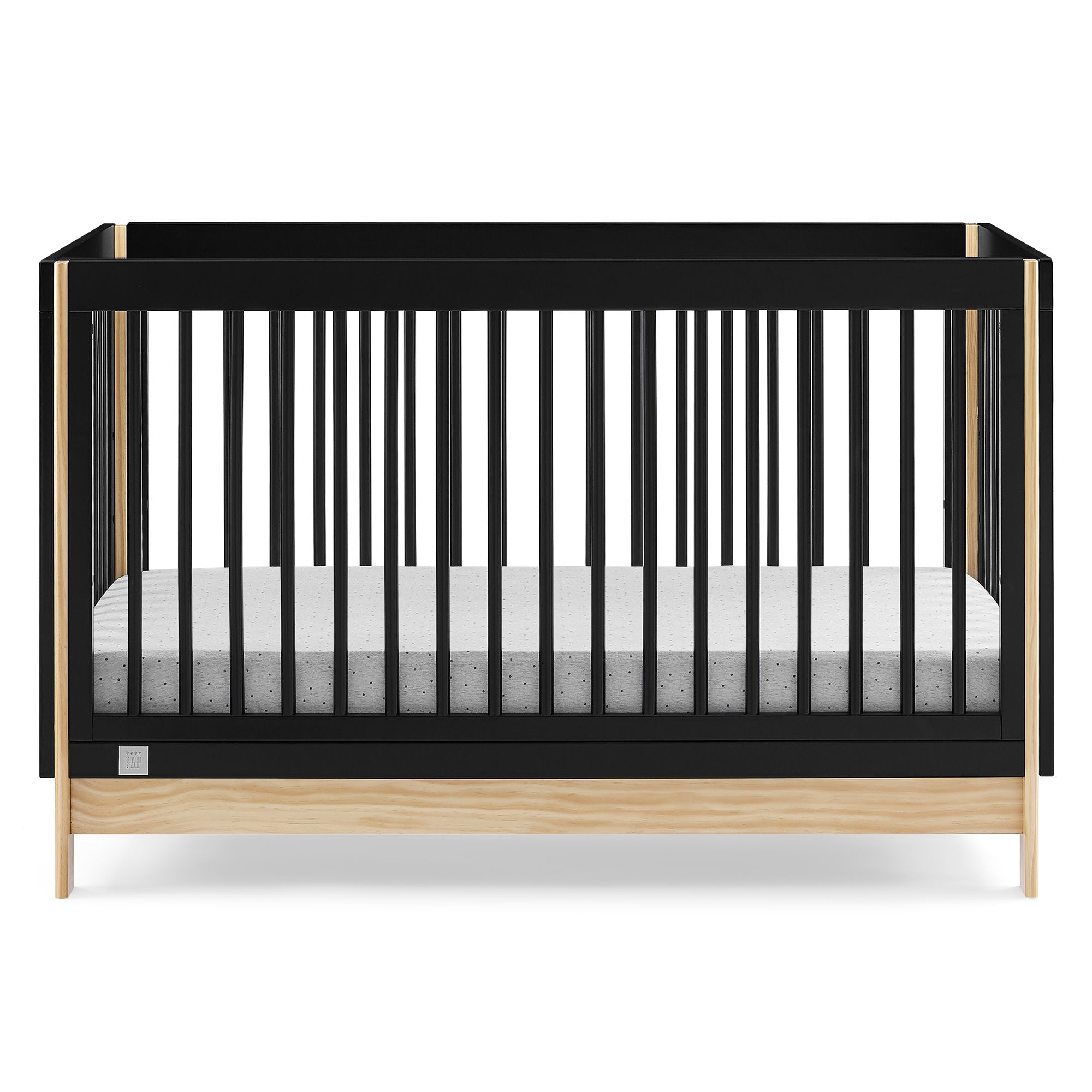 BabyGap Tate 4-in-1 Convertible Crib - Toddler Bed, Daybed & Full-Size Bed | Safe Nursery Furniture for Newborns & Growing Kids | Perfect for Baby Rooms & Daycare Centers