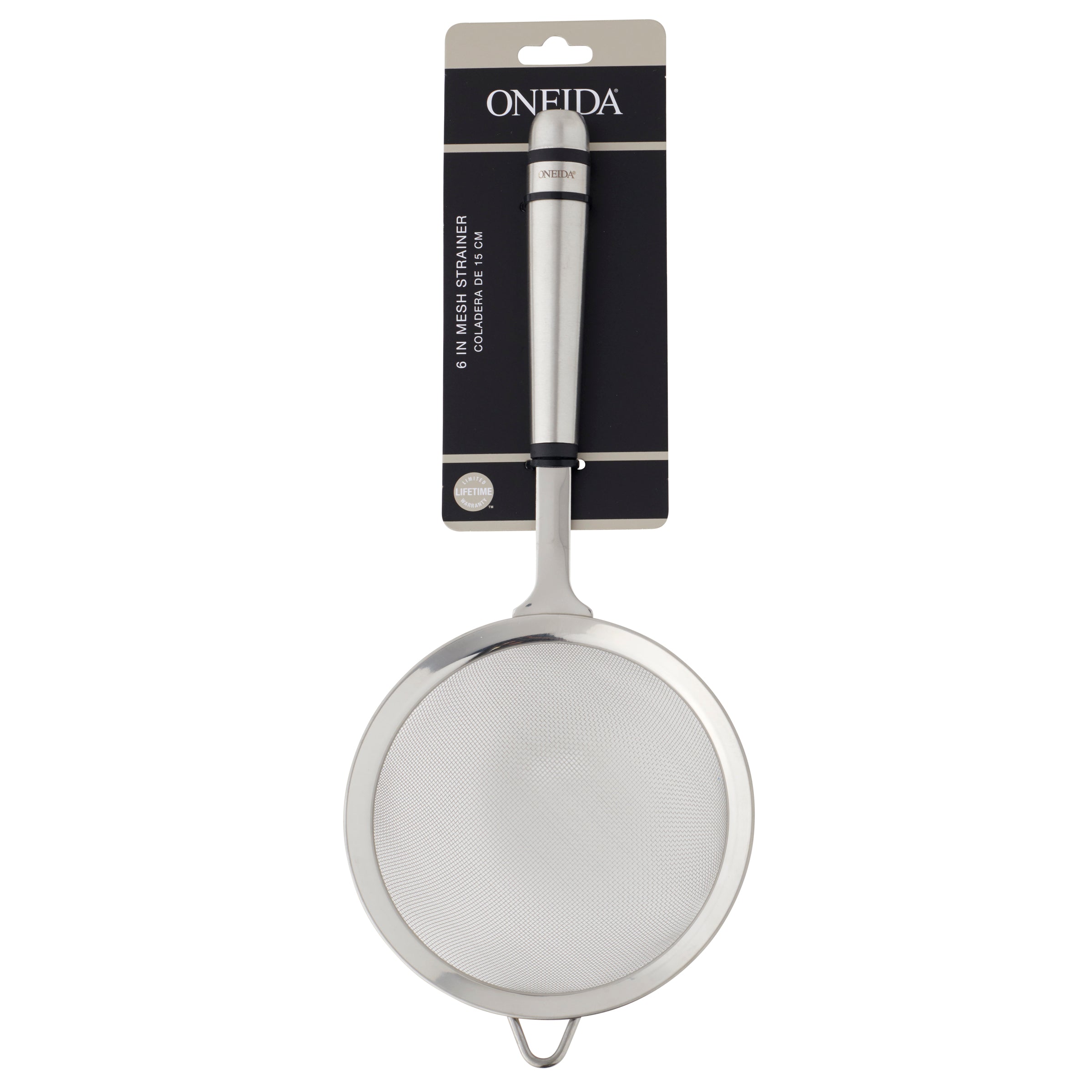 6-Inch Stainless Steel Mesh Strainer - Fine Kitchen Sieve for Sifting Flour, Straining Pasta & Washing Berries - Perfect for Baking, Cooking & Food Prep