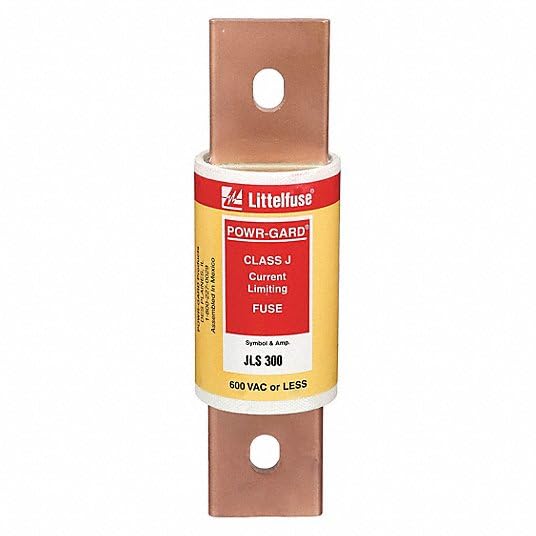 Littelfuse JLS 300 300A 600V Class J Fast-Acting Fuse - High Current Protection for Industrial Equipment, Power Distribution & Electrical Panels