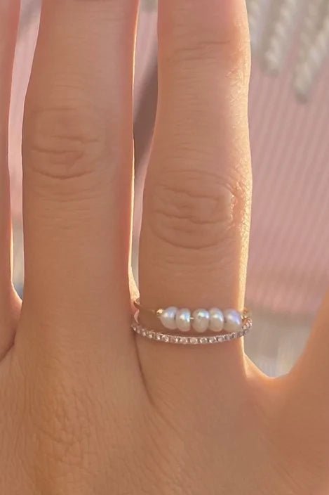 Polly Pearl Ring - Elegant & Timeless Jewelry for Women | Perfect for Weddings, Parties & Everyday Wear