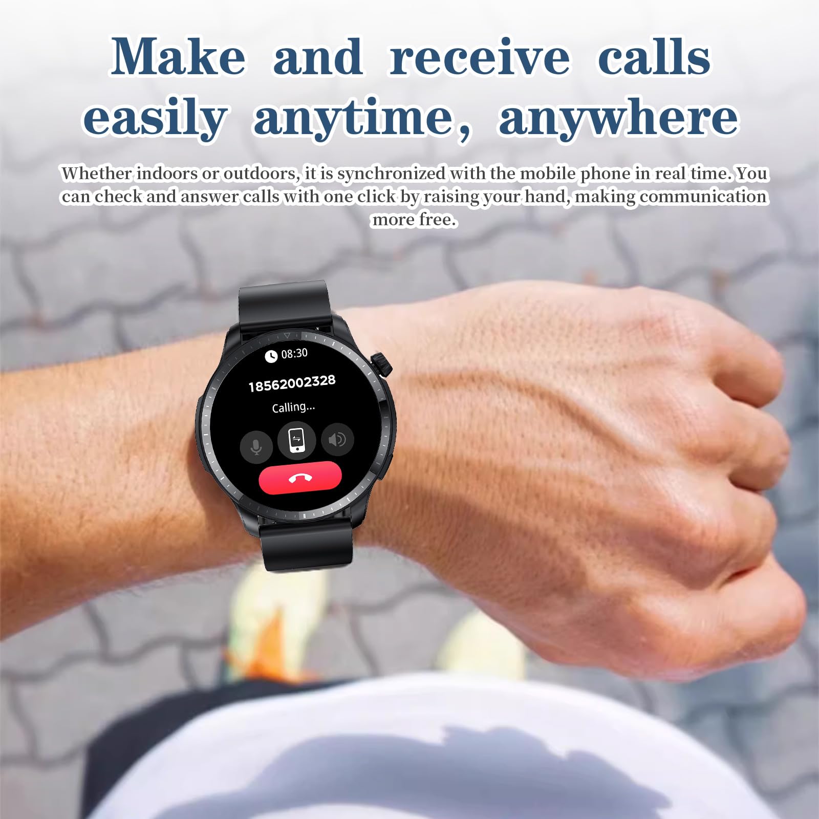 EarlySincere Smart Watch with Call Function - 1.39