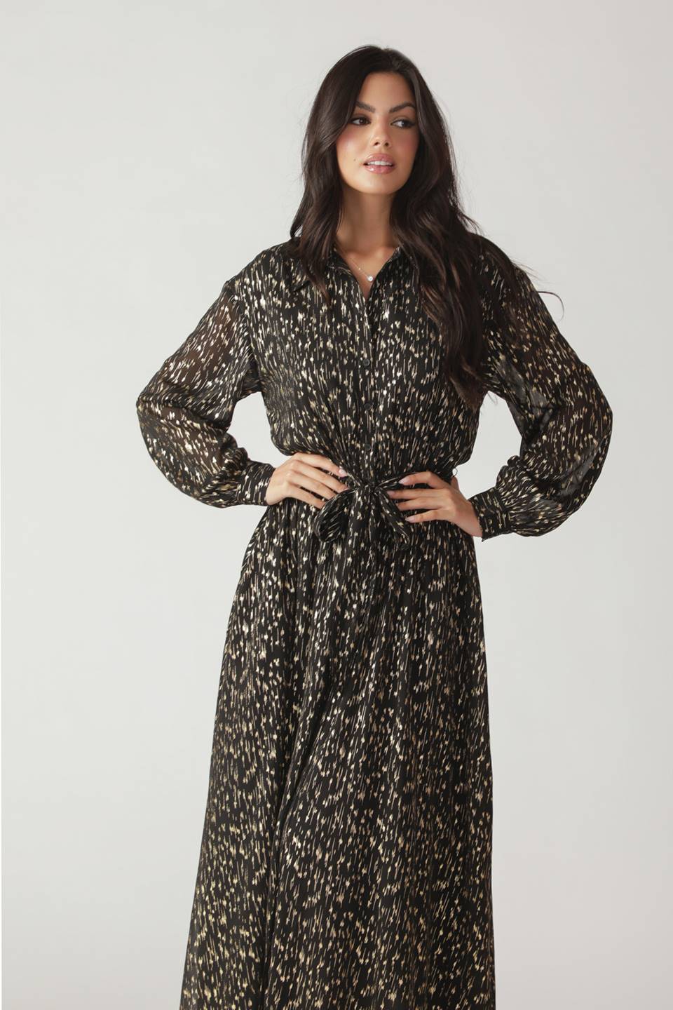 MOSSY MEADOW WOVEN MIDI DRESS - Flowy Boho Summer Dress for Women, Casual Beach Dress with Pockets, Perfect for Vacation, Date Night & Outdoor Events