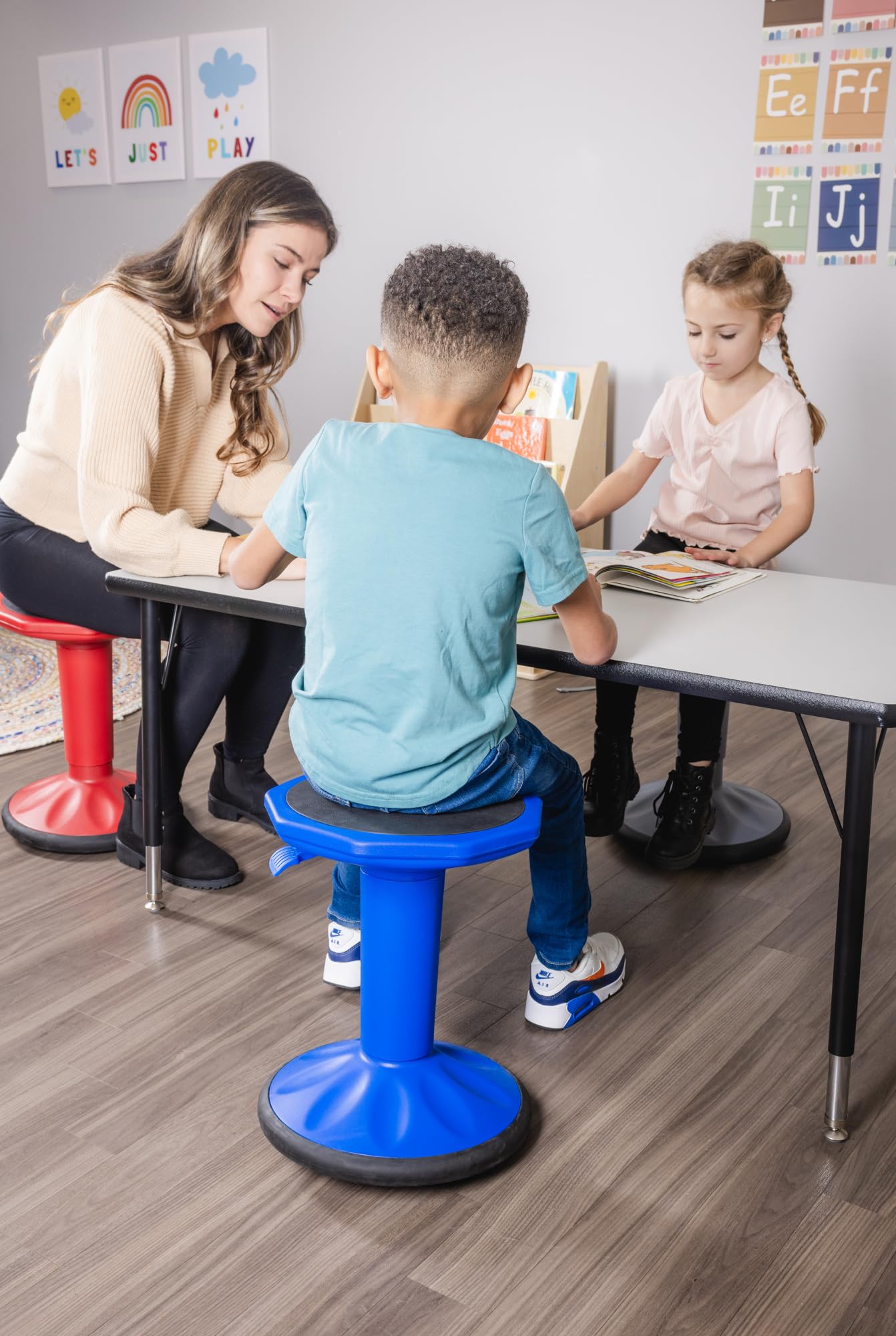 Adjustable Wobble Stool for Middle & High School Students - Flexible Seating Classroom Chair with 17