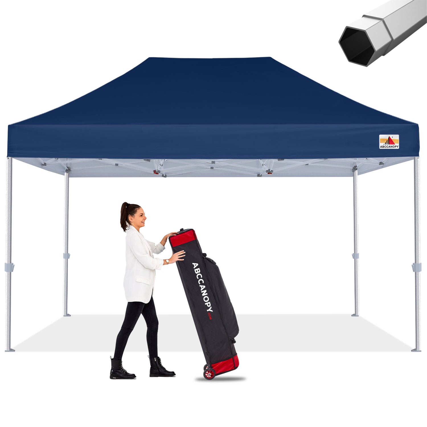 ABCCANOPY S2 Premium Heavy Duty 8x8/10x10/10x15/10x20 Pop Up Canopy Tent - Waterproof & UV Protection Instant Shelter for Outdoor Events, Parties, Camping, and Beach Use