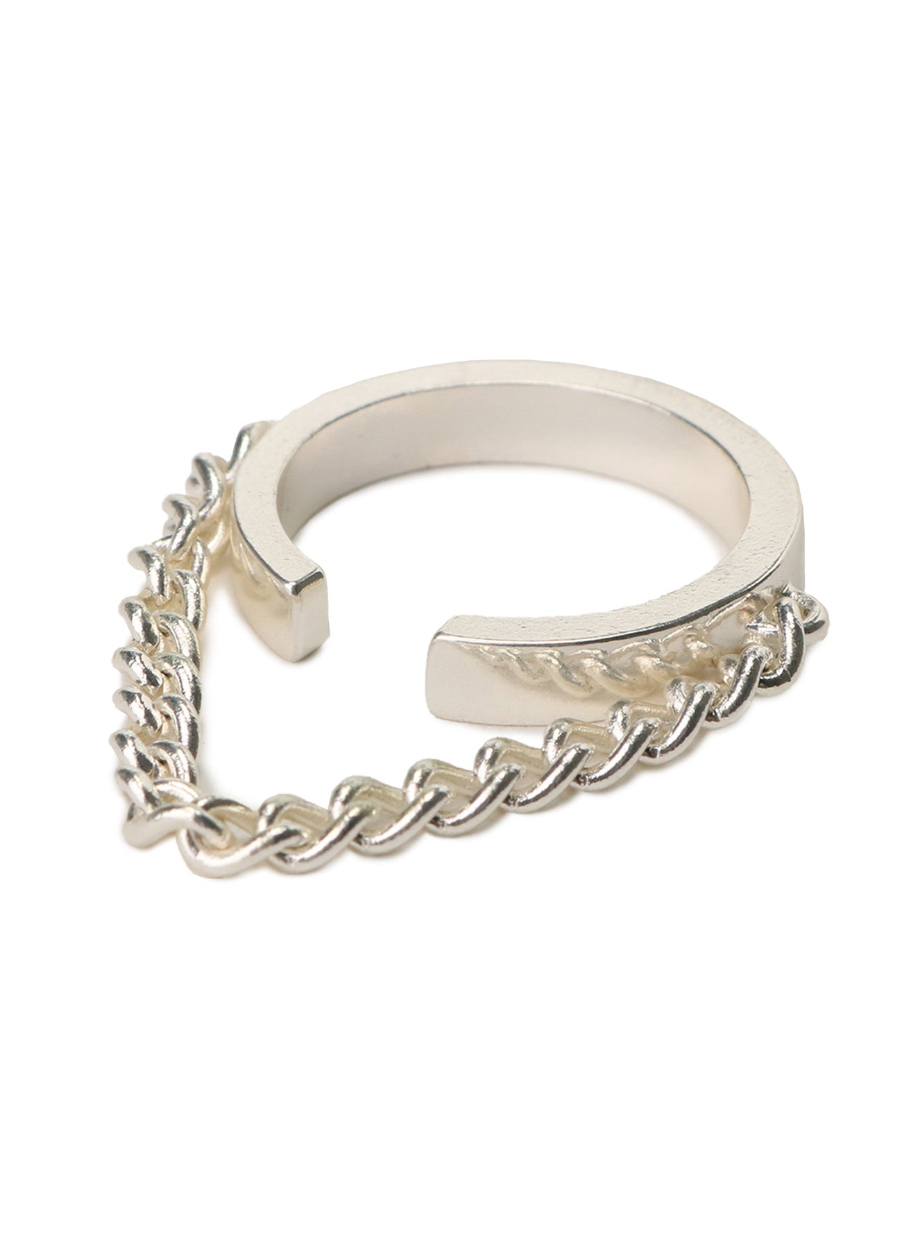 BRASS CHAIN EAR CUFF CHAIN RING - Stylish Boho Jewelry for Women, Trendy Ear Cuff & Chain Ring Set - Perfect for Parties, Weddings & Everyday Wear
