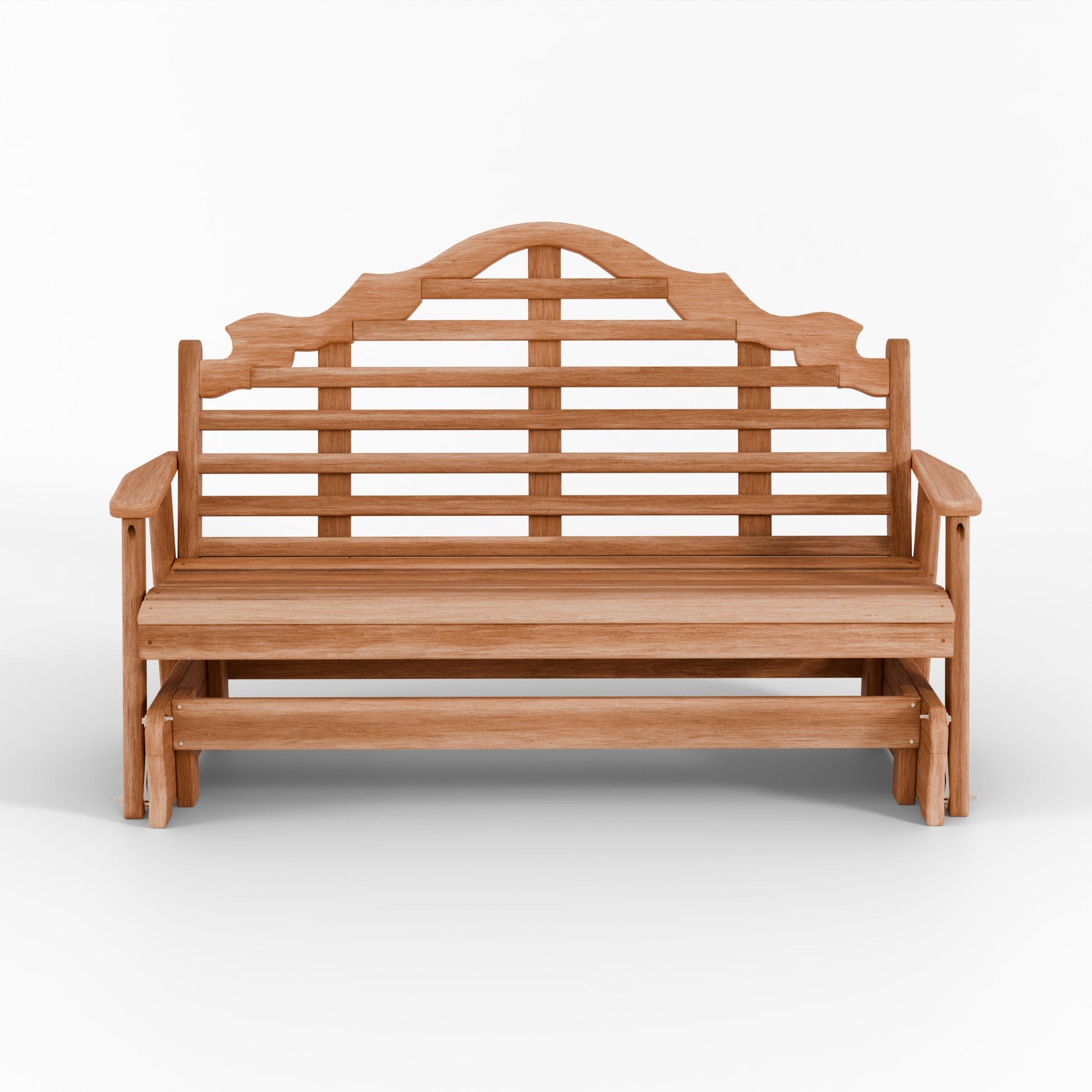 Keystone Amish Co. Milan Red Cedar Porch Glider - Handcrafted Wooden Swing for Outdoor Patio, Garden & Backyard Relaxation