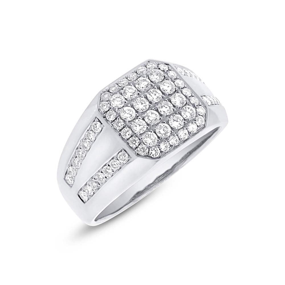 14KT Gold 1.15 CTW Diamond Men's Fashion Ring - Perfect for Weddings, Anniversaries & Special Occasions