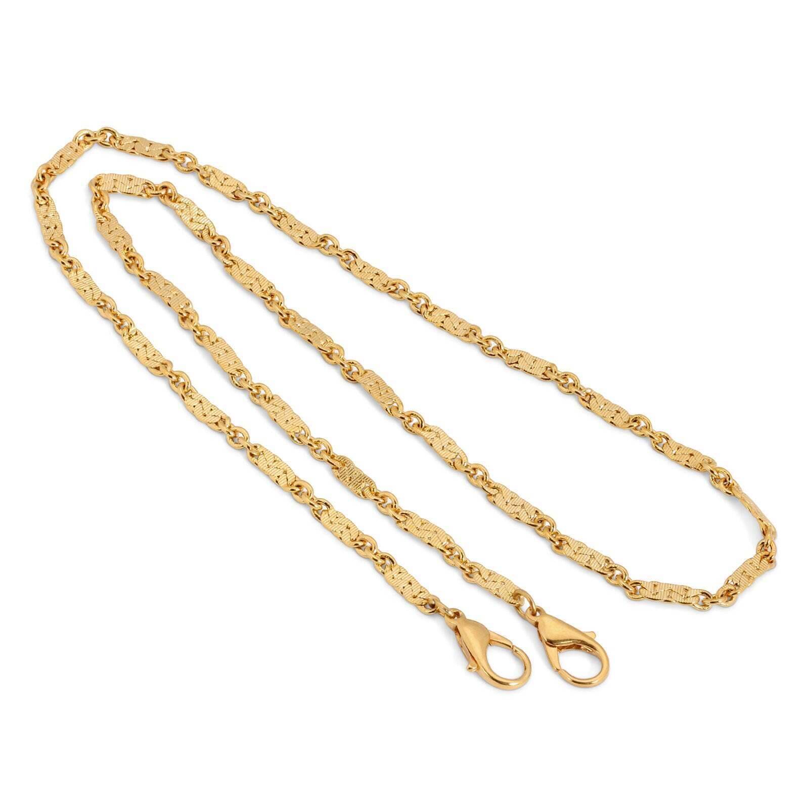 1928 Jewelry Linked Chain Mask Holder - 22 Inch Adjustable Lanyard for Face Masks - Perfect for School, Work, Travel & Daily Use