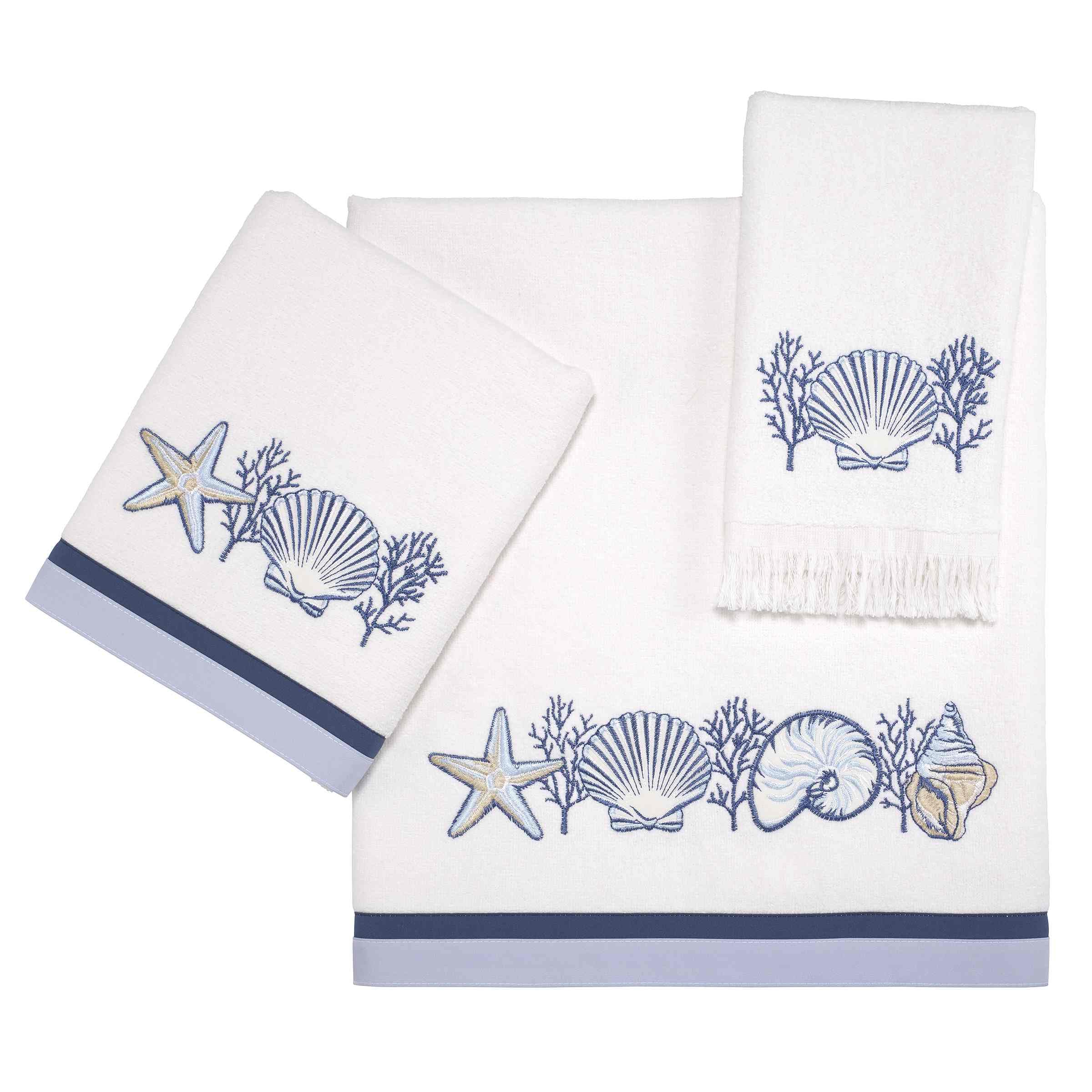 Avanti Linens Premium Cotton Hand Towel - Ultra Soft & Highly Absorbent - Nassau Collection - Perfect for Bathroom, Kitchen & Guest Use