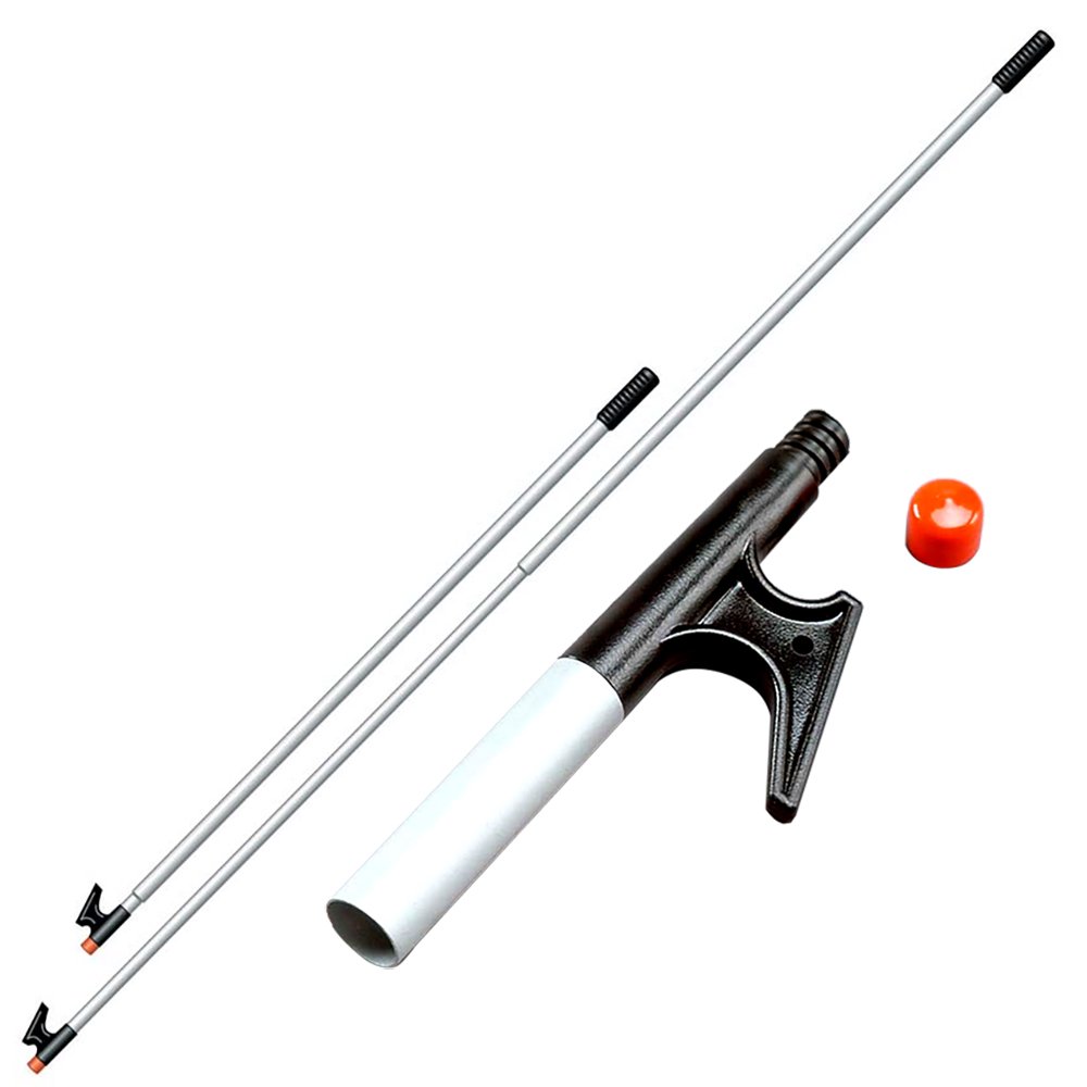 Davis 4122 Boat Hook (2-Piece) - Extendable Marine Boat Hook for Docking, Mooring & Retrieving - Heavy Duty Aluminum Boat Hook with Non-Slip Grip - Ideal for Sailboats, Yachts & Fishing Boats