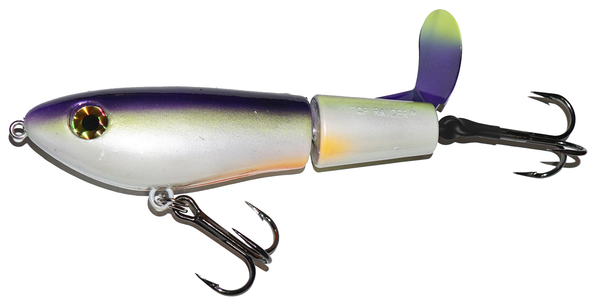 Topraider Surface Fishing Lure - Premium Bucher Bait for Bass, Pike, and Musky - Perfect for Freshwater and Saltwater Fishing Adventures