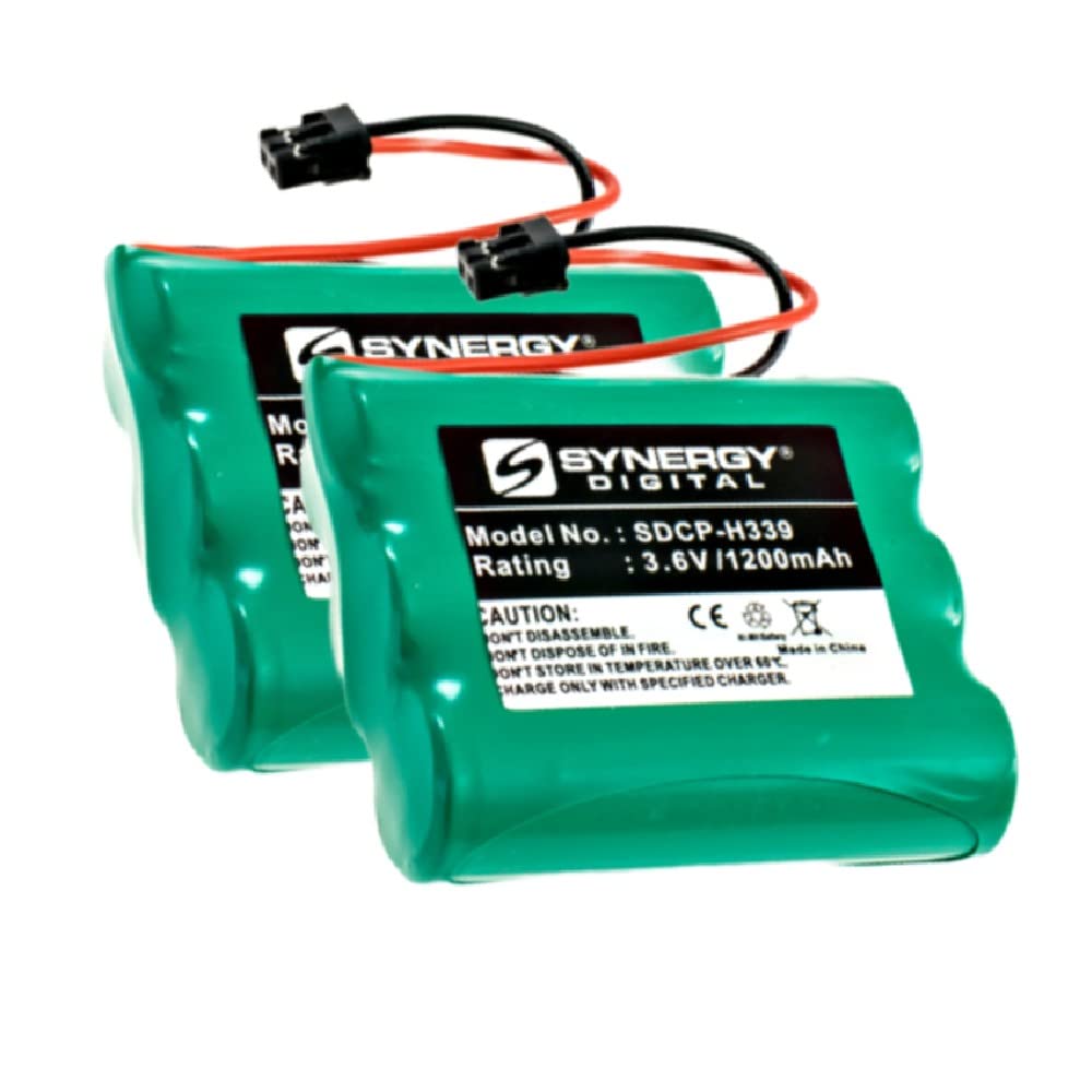 Synergy Digital Sprint 89330 Cordless Phone Battery Combo Pack - 2 x SDCP-H339 Replacement Batteries for Home & Office Phones | Long-Lasting Power Solution
