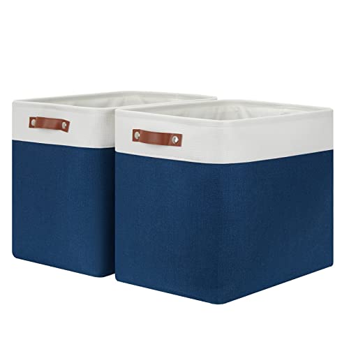 White&Blue-Leather Handles