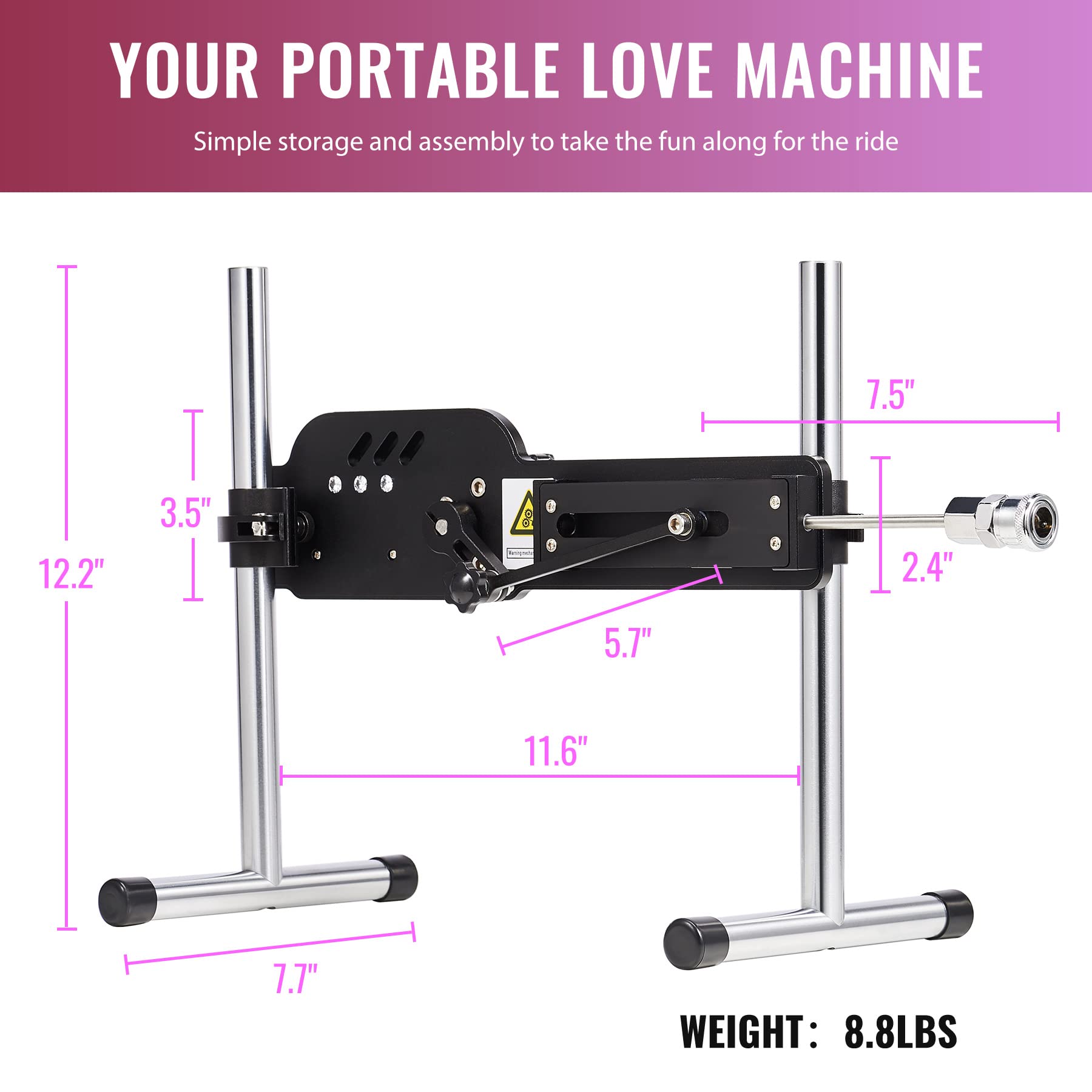 Premium SENSUA Thrusting Dildo Sex Machine with Wireless Remote - 8