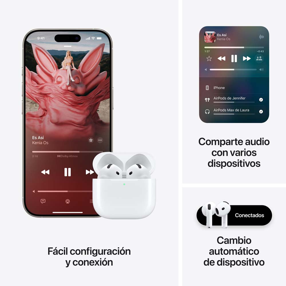 Apple AirPods 4 with Active Noise Cancellation - Wireless Bluetooth Earbuds for iPhone, Workouts & Travel