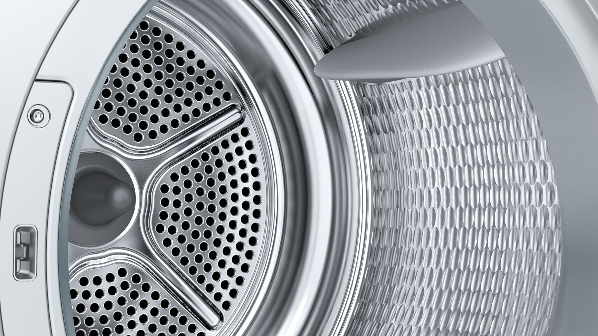 Bosch 300 Series Compact Electric Dryer - 4 Cu.Ft Capacity, White (WPA12100UC) - Perfect for Small Laundry Rooms & Apartments