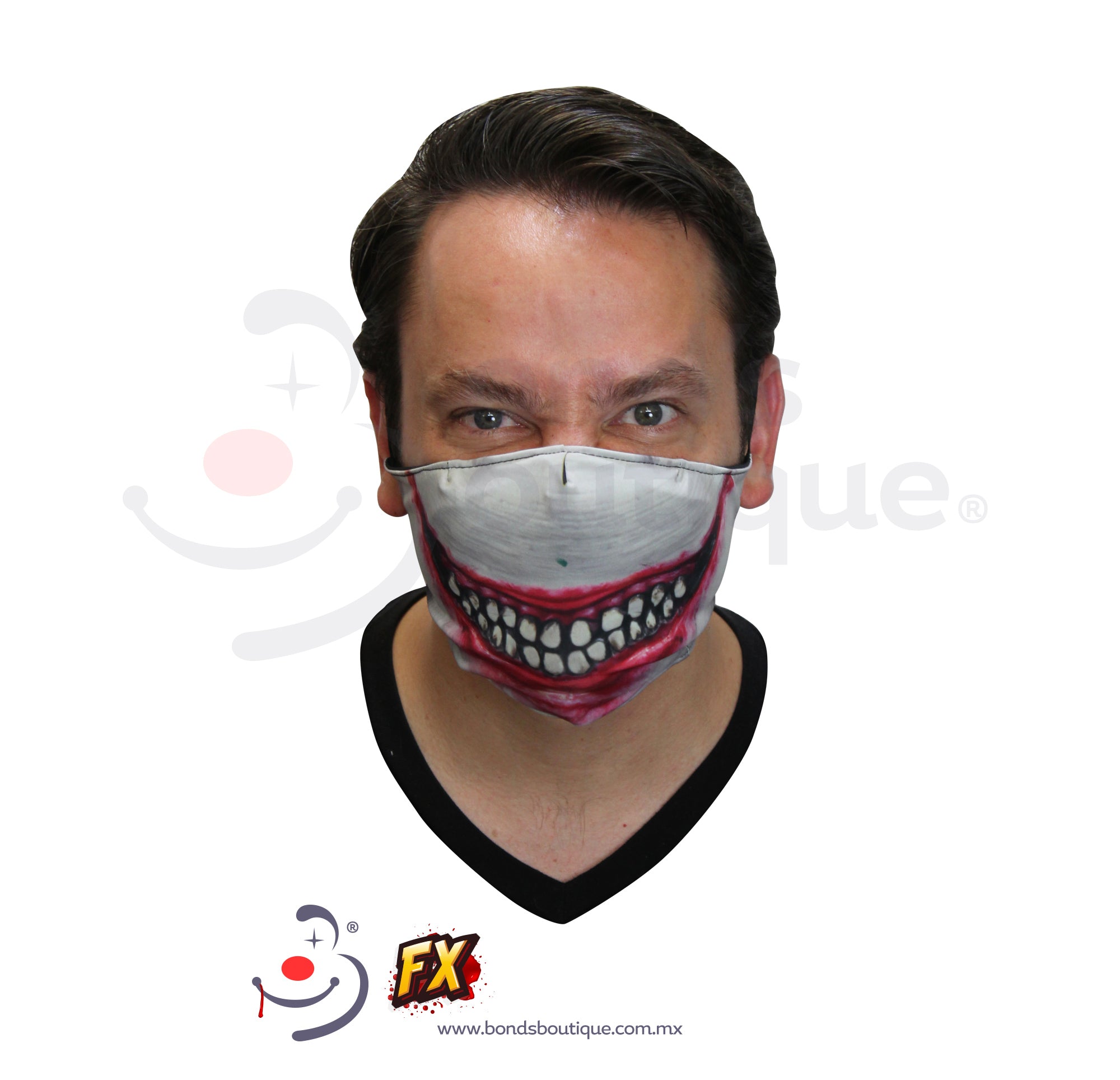 Halloween Face Masks - Spooky & Fun Printed Masks for Adults & Kids - Perfect for Halloween Parties, Trick or Treating, and Costume Accessories