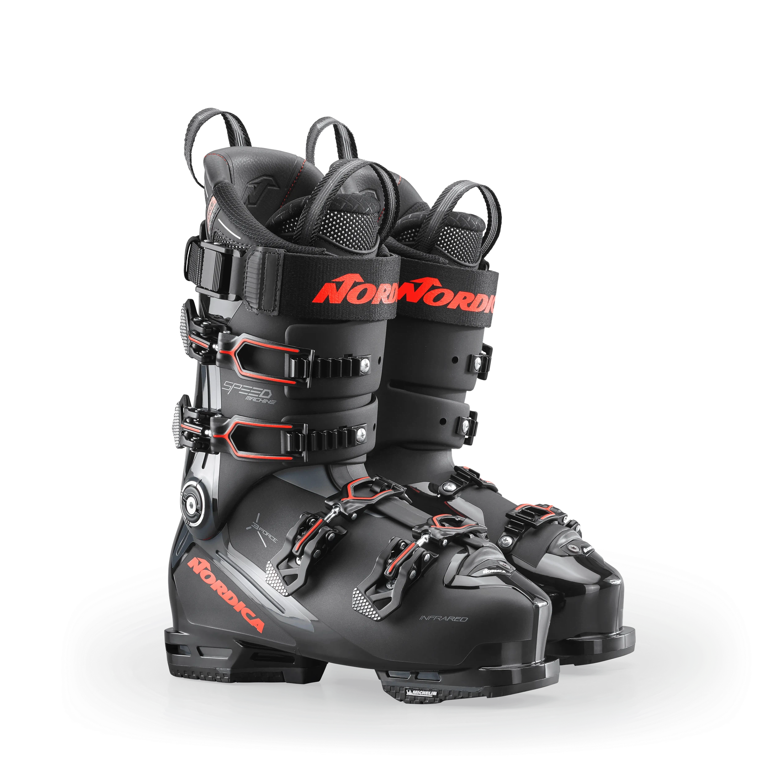 Nordica Speedmachine 3 130 S Ski Boots 2025 - High-Performance Alpine Ski Boots for Men & Women - Perfect for Downhill Racing & Freeride Skiing