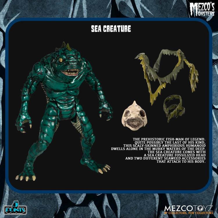 Mezco Monsters 5 Points Tower of Fear Deluxe Boxed Set Action Figure - Horror Collectible for Display & Scary Movie Nights