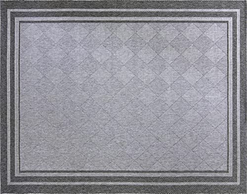 Triple Border Silver Gray