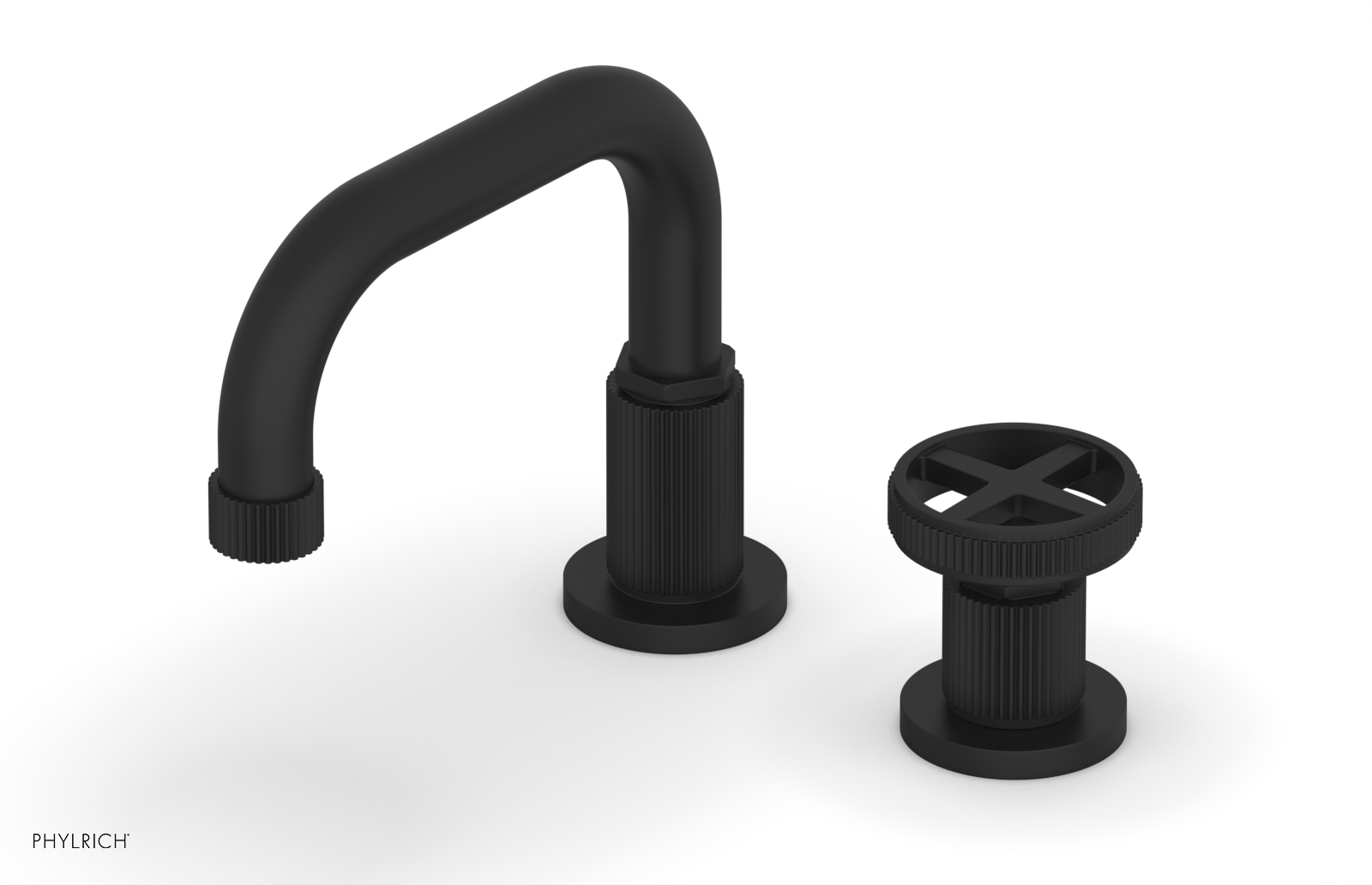 DUSTRIE Single Handle Kitchen Faucet with Low Spout and Cross Handle - Model 370 07 | Perfect for Modern Farmhouse, RV, and Small Space Sinks