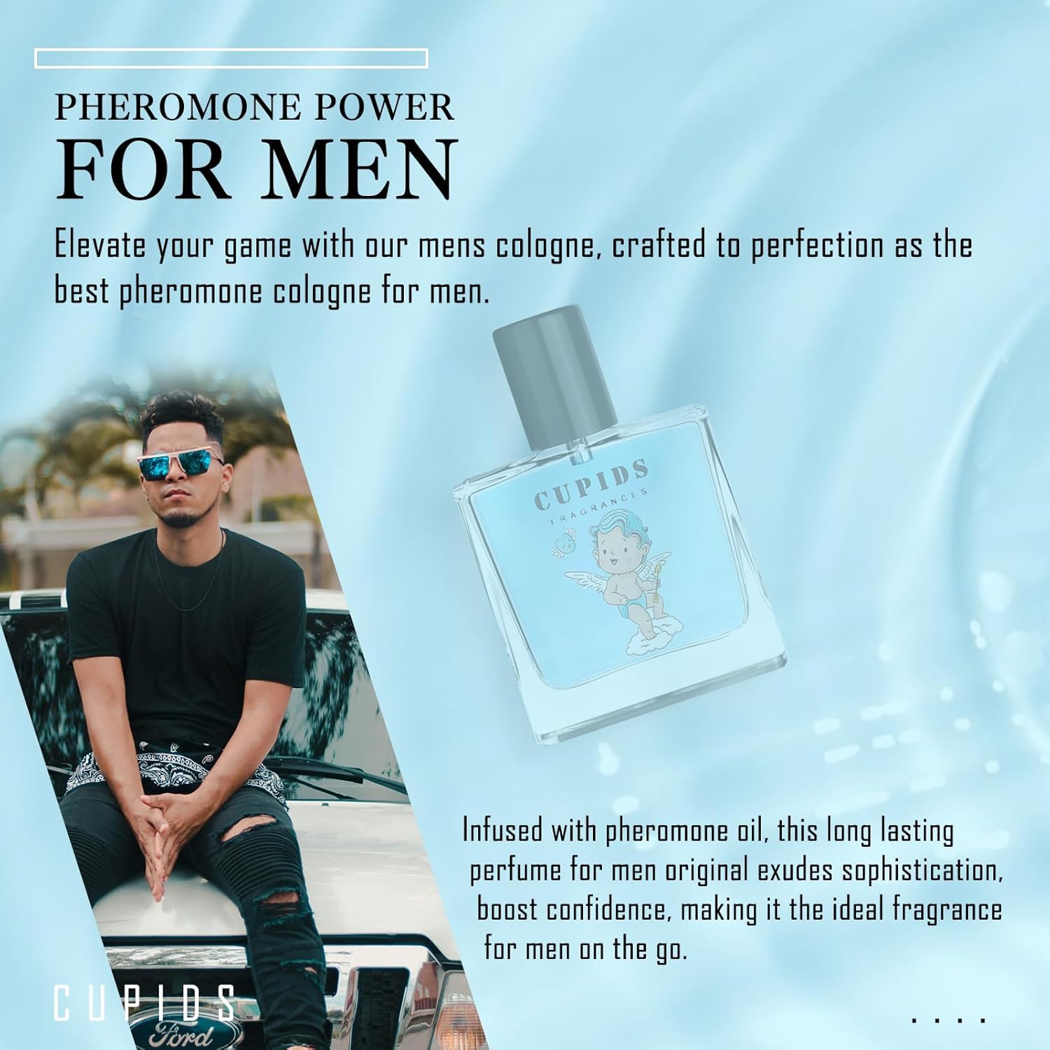 Best Cupid's Hypnosis 2.0 Cologne for Men - Pheromone-Infused Fragrance to Boost Attraction & Confidence | Long-Lasting Scent for Dating, Night Out & Special Occasions