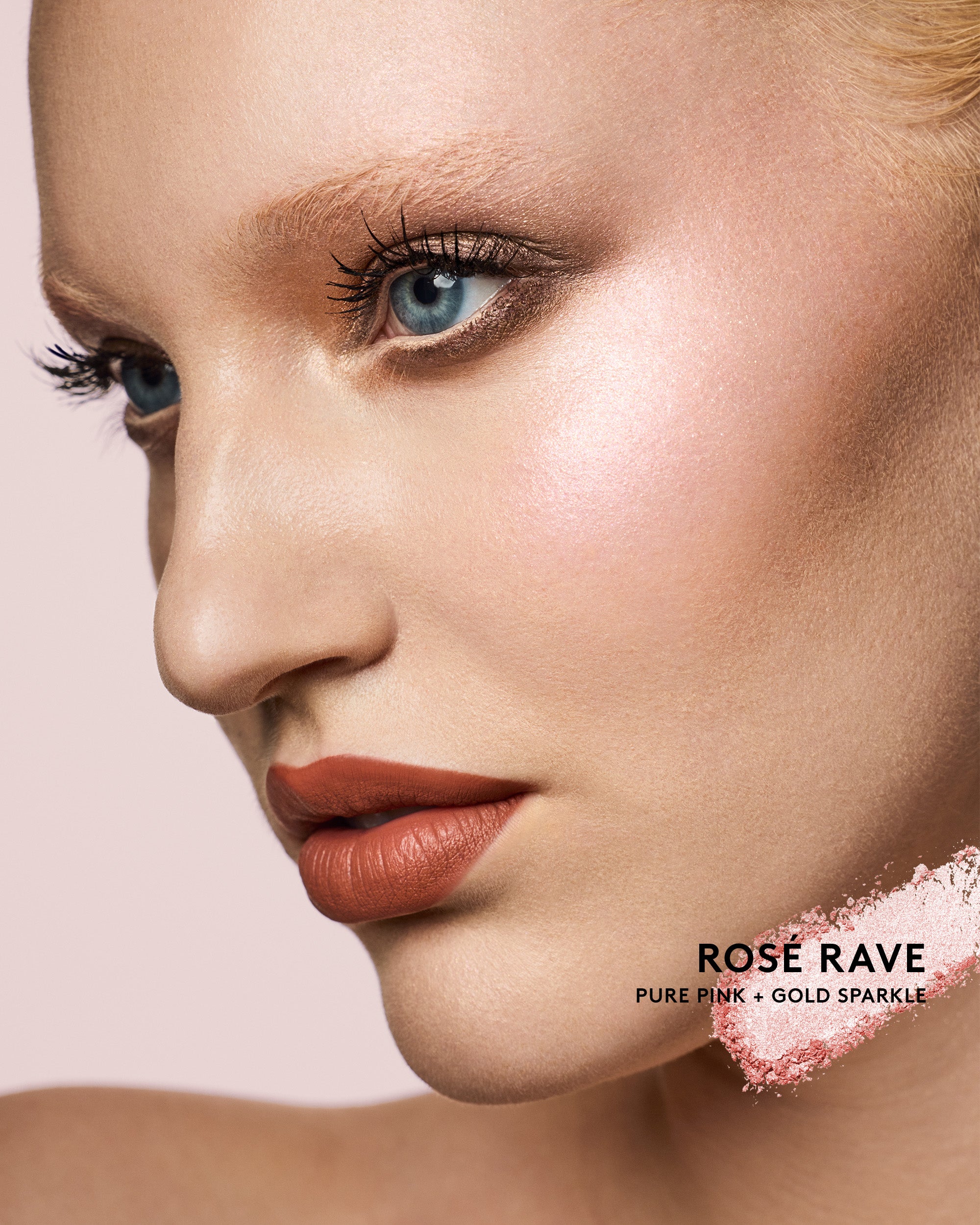 Rosé Rave Diamond Bomb All Over Diamond Veil - Shimmering Face & Body Highlighter for Parties, Weddings & Special Occasions