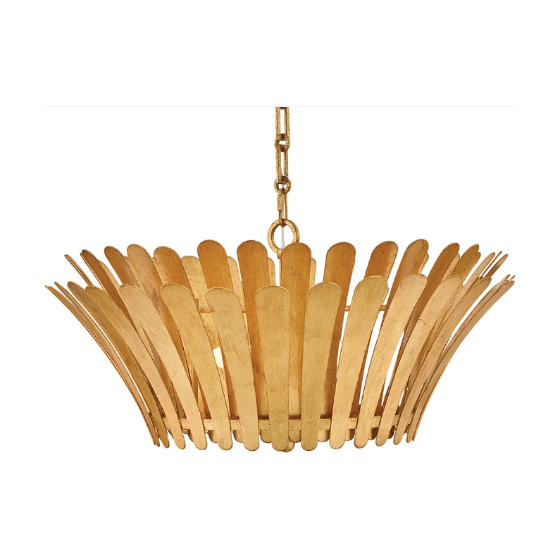 Reina Medium Tapered Chandelier - Modern Crystal Ceiling Light Fixture for Dining Room, Living Room & Bedroom | Elegant Home Decor Lighting