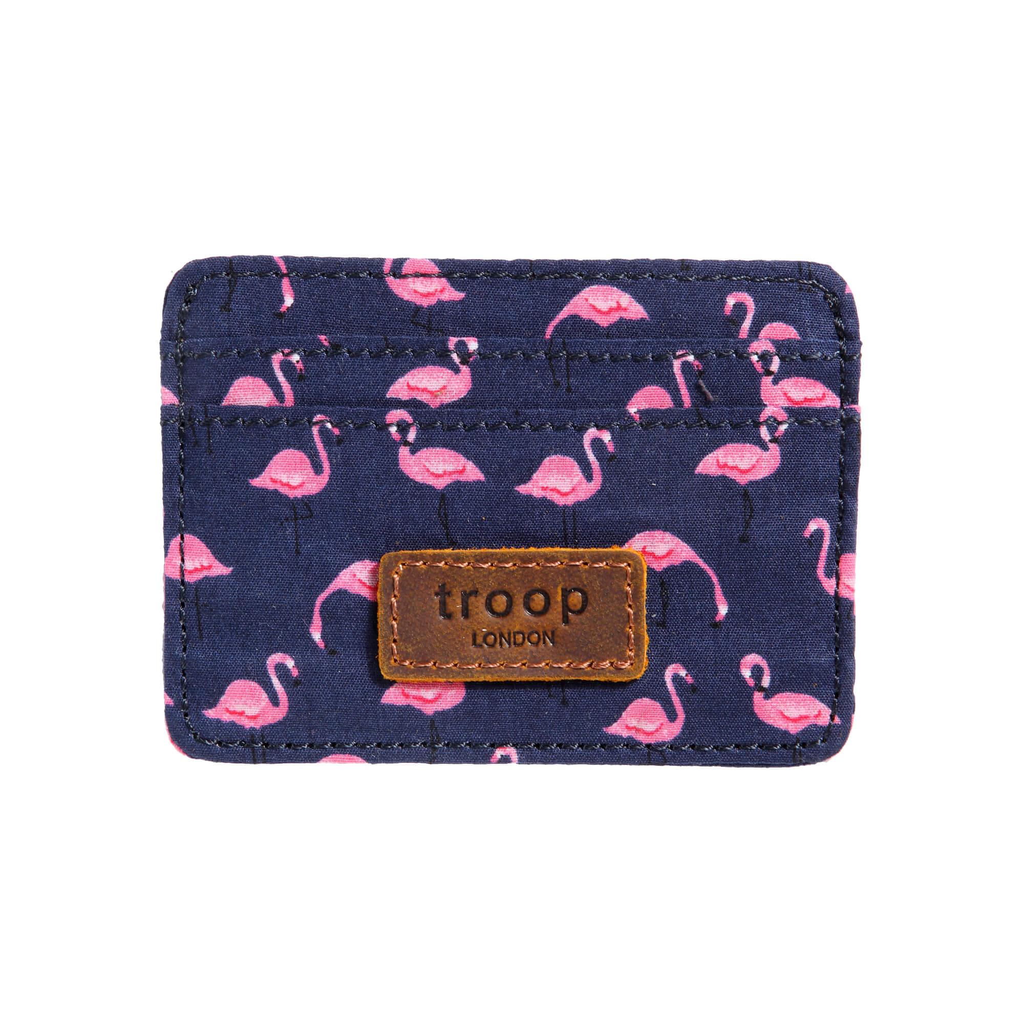 Eco-Friendly Cotton Card Holder by Troop London - RFID Blocking, Slim & Lightweight Horizontal Wallet for Men & Women - Perfect for Travel, Business & Everyday Use