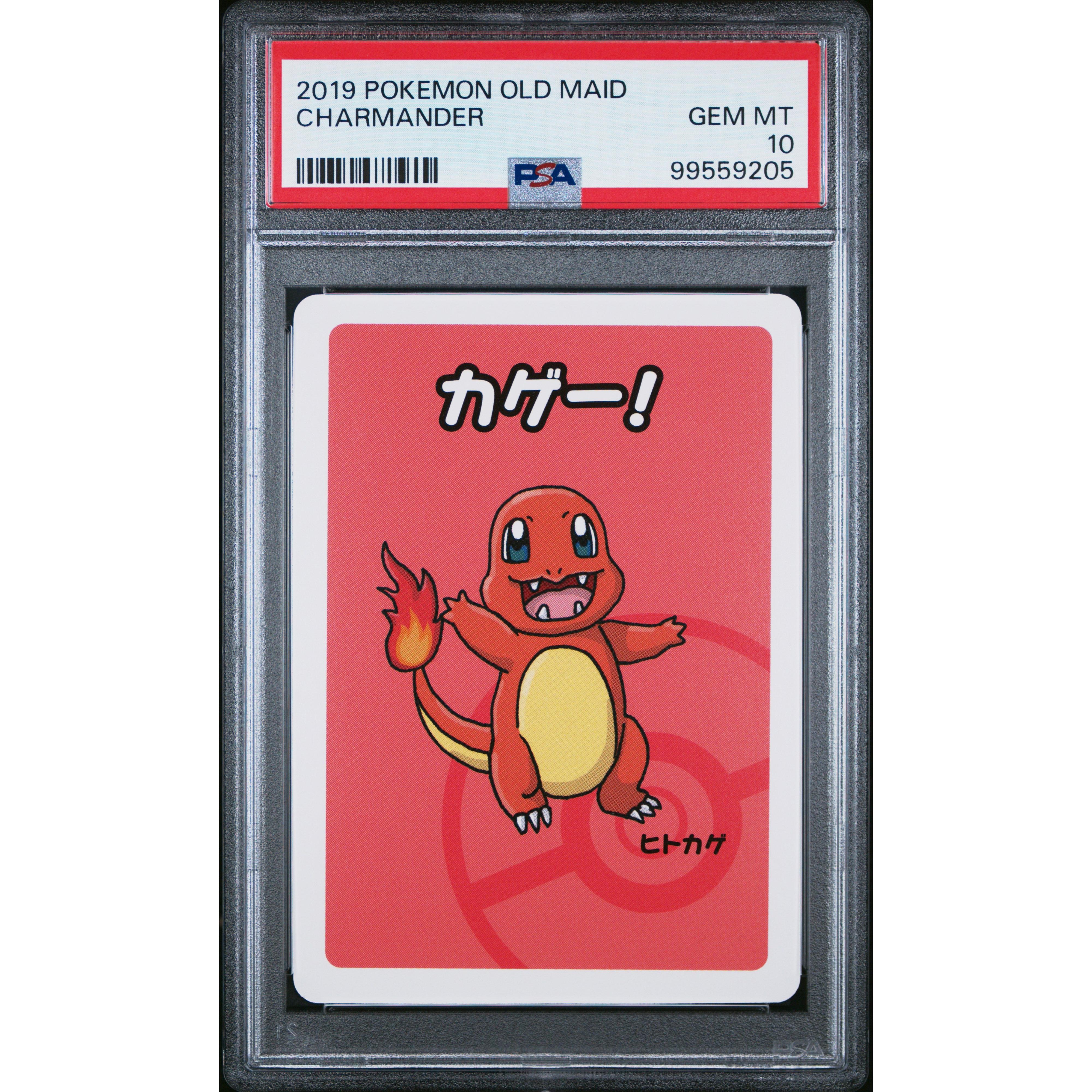 2019 Japanese Pokemon Old Maid Charmander PSA 10 Graded Card - Perfect for Collectors, Gaming Enthusiasts & Investment