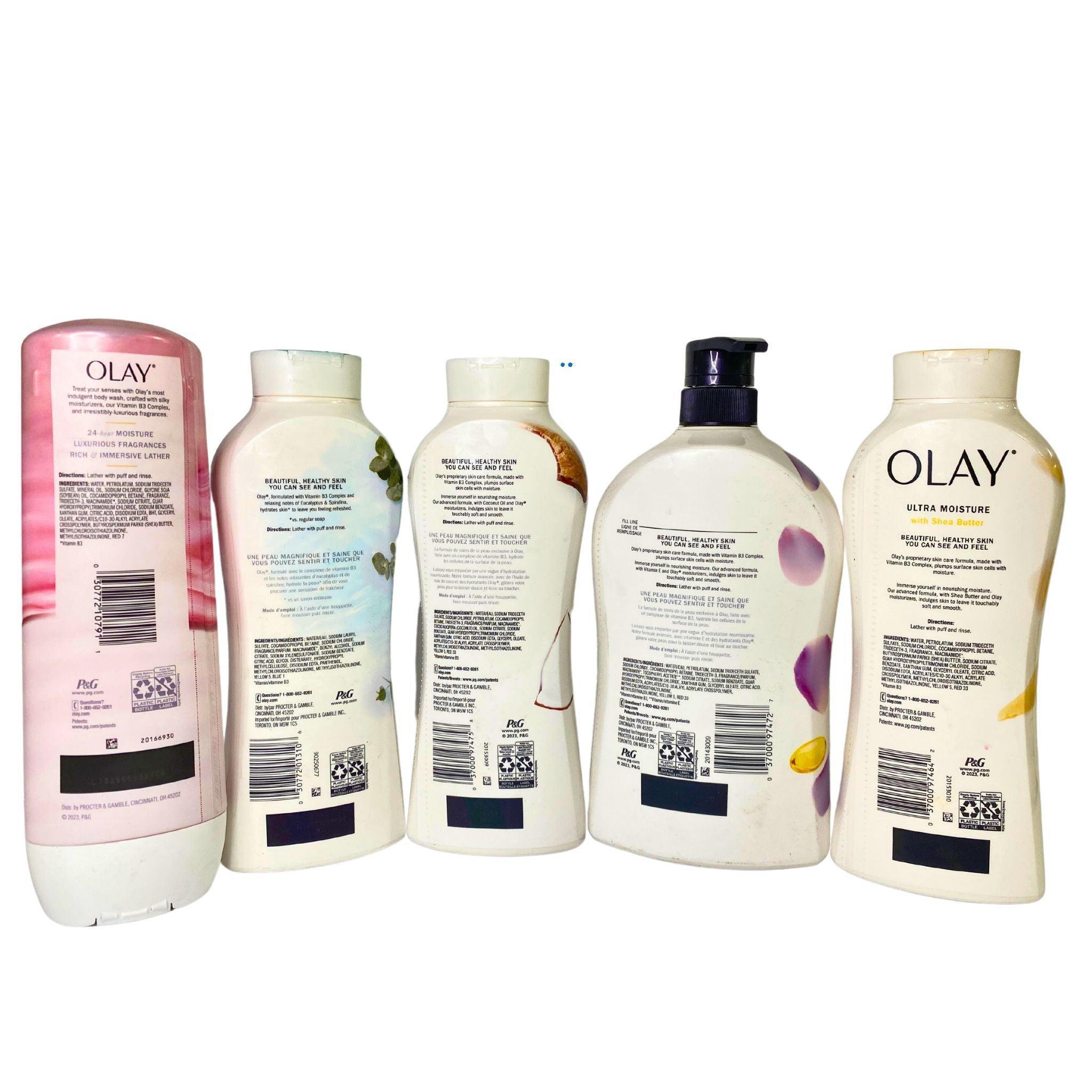 Olay Body Wash Variety Pack - 26 Pieces with Different Scents & Sizes | Moisturizing Shower Gel for Dry Skin | Perfect for Gifts, Travel & Daily Skincare Routine