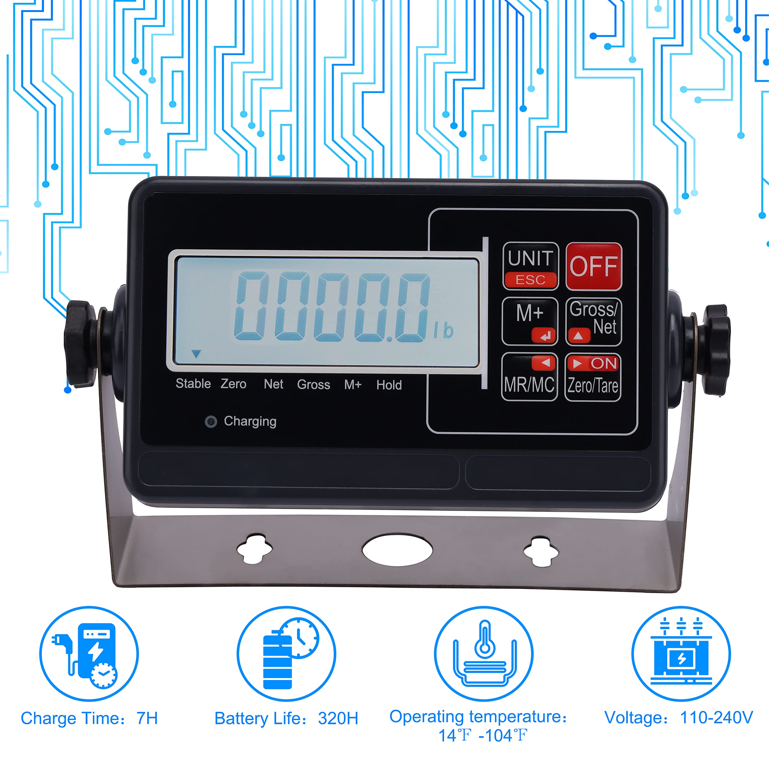 **700x0.2lb Digital Wheelchair Scale for Home Use - Accurate Medical Scale with Dual Ramps - Ideal for Elderly Care & Physical Therapy**