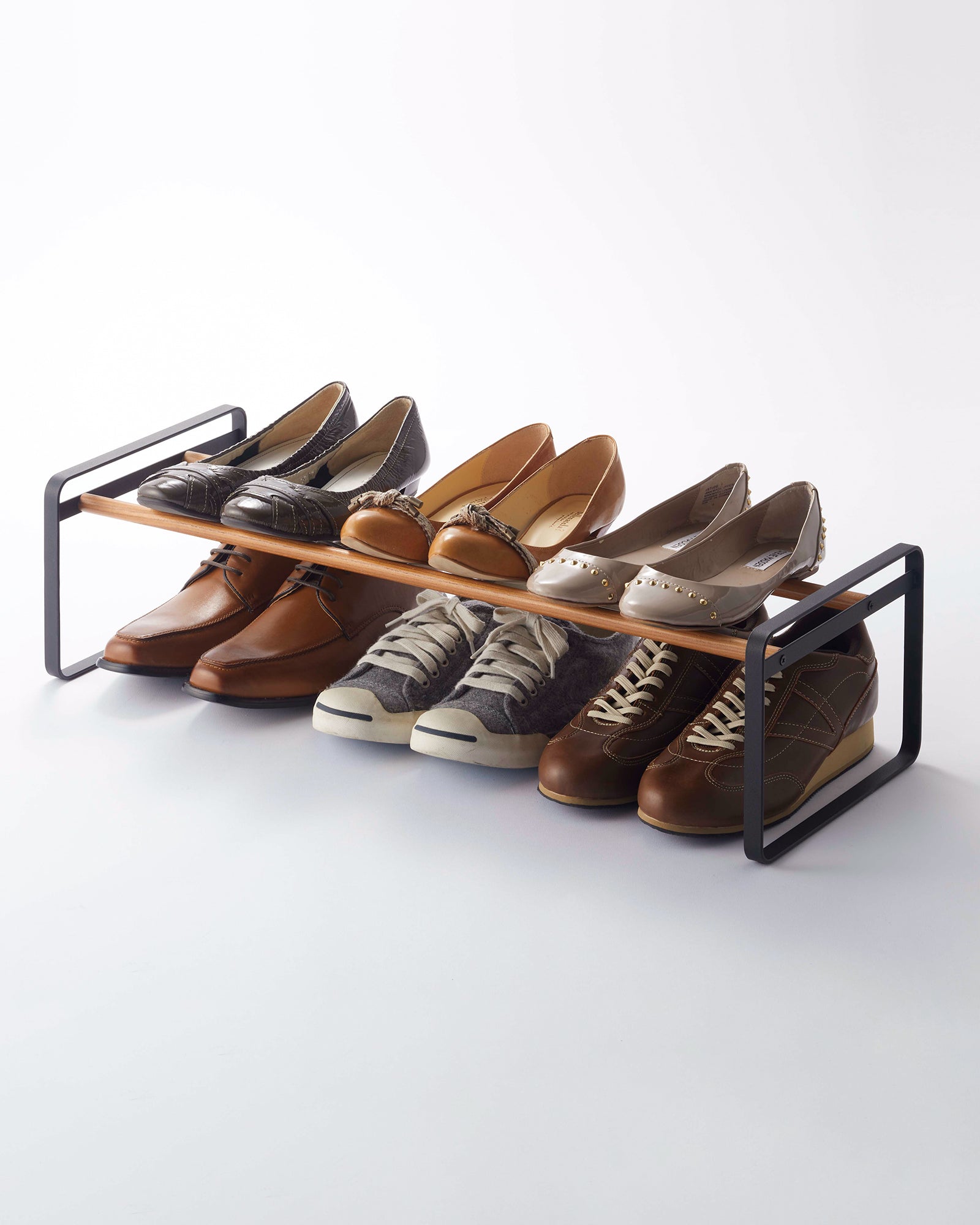 7-Tier Stackable Shoe Rack - Heavy Duty Steel Shoe Organizer for Closet, Entryway & Bedroom Storage
